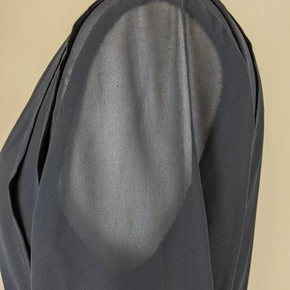 Black maxi chiffon dress Medium - Picture 5 of 16